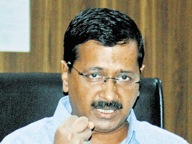The court’s order came on a criminal defamation complaint filed against Kejriwal by a constable of Govindpuri police station who had claimed he was insulted by the CM’s remark in a TV interview in which he had referred to police as “thulla”. (PTI) The court’s order came on a criminal defamation complaint filed against Kejriwal by a constable of Govindpuri police station who had claimed he was insulted by the CM’s remark in a TV interview in which he had referred to police as “thulla”. (PTI)