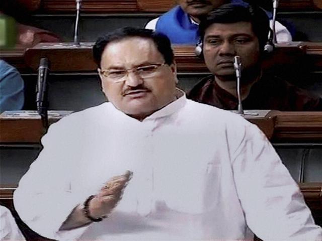 Health Minister JP Nadda. (PTI) Health Minister JP Nadda. (PTI)