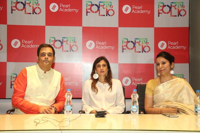 CEO Sharad Mehra, guest of honour Rina Dhaka and Pearl Academy,Jaipur director Dr Veena Jhamtani Dutta (Pearl Academy) CEO Sharad Mehra, guest of honour Rina Dhaka and Pearl Academy,Jaipur director Dr Veena Jhamtani Dutta (Pearl Academy)