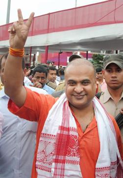 Former Congress man, Himanta Biswa Sarma, is the main cog in the BJP-led alliance government wheel. (PTI)