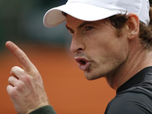 Britain's Andy Murray clenches his fist as he plays Radek Stepanek of the Czech Republic. (AP Photo) Britain's Andy Murray clenches his fist as he plays Radek Stepanek of the Czech Republic. (AP Photo)