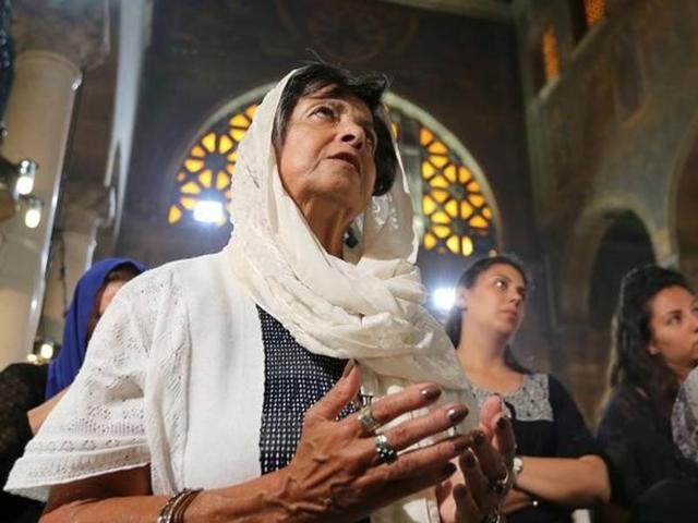 Relatives of the Christian victims of the crashed EgyptAir flight MS804 attend an absentee funeral mass at the main Cathedral in Cairo, Egypt. (Reuters) Relatives of the Christian victims of the crashed EgyptAir flight MS804 attend an absentee funeral mass at the main Cathedral in Cairo, Egypt. (Reuters)