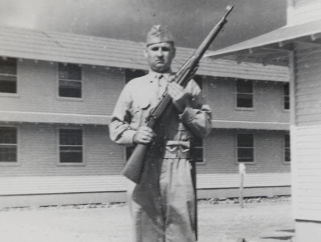 This undated photo provided by the Keating family shows Pvt Earl Joseph Keating, who died more than seven decades ago in World War II. (AP) This undated photo provided by the Keating family shows Pvt Earl Joseph Keating, who died more than seven decades ago in World War II. (AP)
