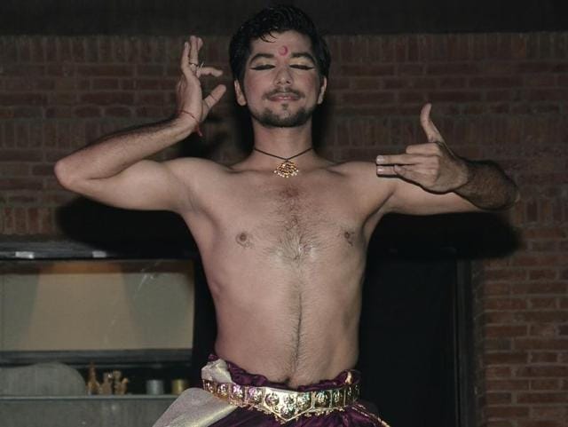 Suhail Bhan, a Bharatnatyam dancer, during performance. Suhail Bhan, a Bharatnatyam dancer, during performance.