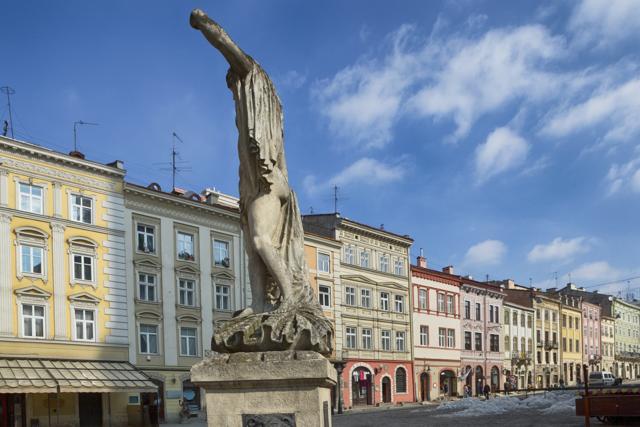 Traces of its Polish and Austro-Hungarian heritage are evident in Lviv’s architecture, which blends Central and Eastern European styles with those of Italy and Germany. (AFP) Traces of its Polish and Austro-Hungarian heritage are evident in Lviv’s architecture, which blends Central and Eastern European styles with those of Italy and Germany. (AFP)