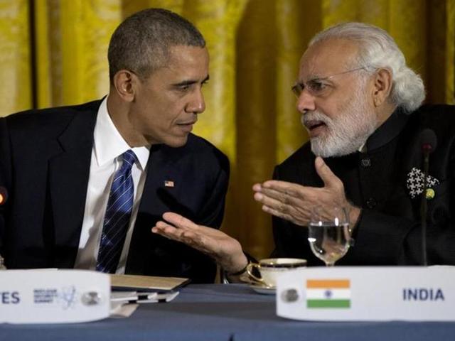 Modi starts a two-day US visit on June 7. He will meet President Barack Obama and address a joint meeting of congress as part of an unprecedented engagement with lawmakers.(AP file photo)