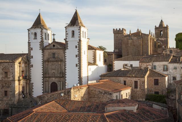 Old town of Caceres with the San Francisco Javier church on the background, Extremadura, Spain (Getty Images) Old town of Caceres with the San Francisco Javier church on the background, Extremadura, Spain (Getty Images)