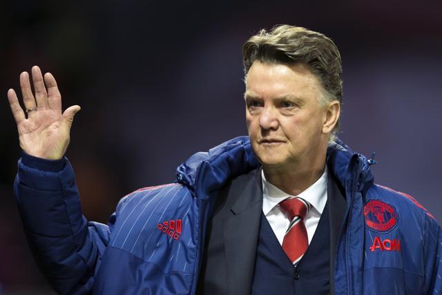 United’s FA Cup win was not enough to allow Louis van Gaal to see out the last year of his three-year contract. (AP)