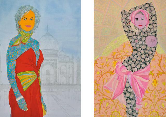 Forget me not, watercolour on paper (2016); Rose, watercolour on paper (2015) (Photo: Institute of Contemporary Indian Art ) Forget me not, watercolour on paper (2016); Rose, watercolour on paper (2015) (Photo: Institute of Contemporary Indian Art )