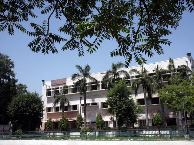 A general view of Delhi College of Arts & Commerce in south Delhi. (Sanjeev Verma/HT File)