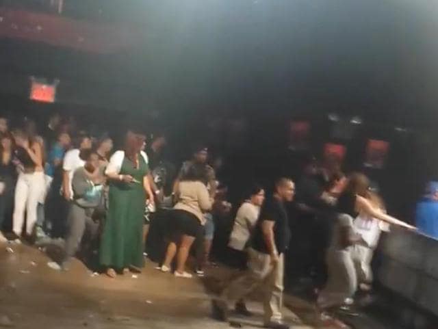 This image made from a video shows people inside Irving Plaza, near Manhattan's Union Square in New York after a shooting. (AP) This image made from a video shows people inside Irving Plaza, near Manhattan's Union Square in New York after a shooting. (AP)