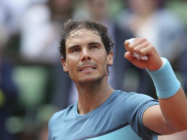 Rafael Nadal became only the eighth man to win 200 Grand Slam matches. (AP) Rafael Nadal became only the eighth man to win 200 Grand Slam matches. (AP)