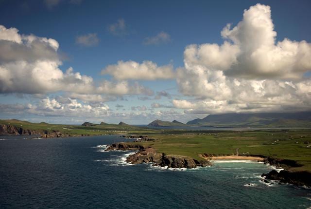The Dingle Peninsula is pictured from the village of Ballyferriter in western Ireland, on May 22, 2016. (AFP) The Dingle Peninsula is pictured from the village of Ballyferriter in western Ireland, on May 22, 2016. (AFP)