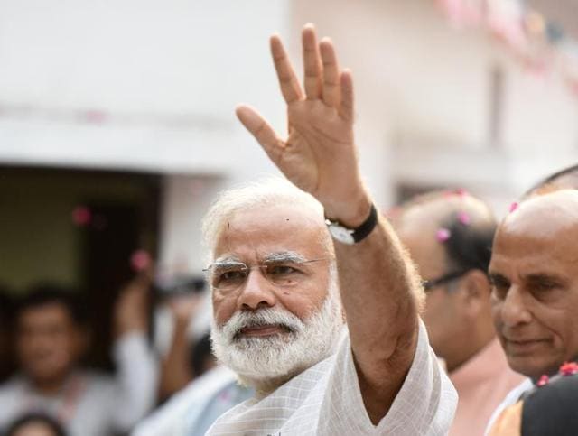 The Modi government has zeroed-in on 200 “nerve centres” comprising state capitals and metro cities, to highlight its achievement in the last two years.(REUTERS)