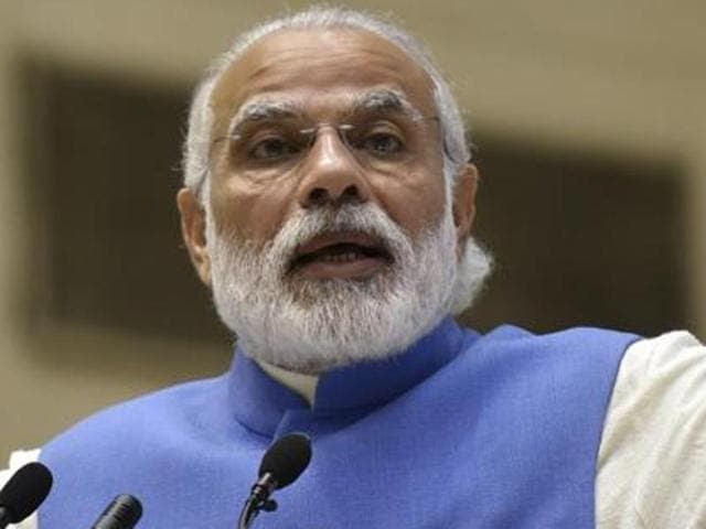 Prime Minister Narendra Modi also requested government doctors to offer free health services to pregnant women on the ninth of every month.(Sanjeev Verma/HT Photo)