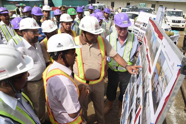 Metro security plans for Lucknow and Varanasi will also be discussed in this meeting. The under construction 30km Noida-Greater Noida metro project is expected to be operational by November 2017. (HT PHOTO) Metro security plans for Lucknow and Varanasi will also be discussed in this meeting. The under construction 30km Noida-Greater Noida metro project is expected to be operational by November 2017. (HT PHOTO)