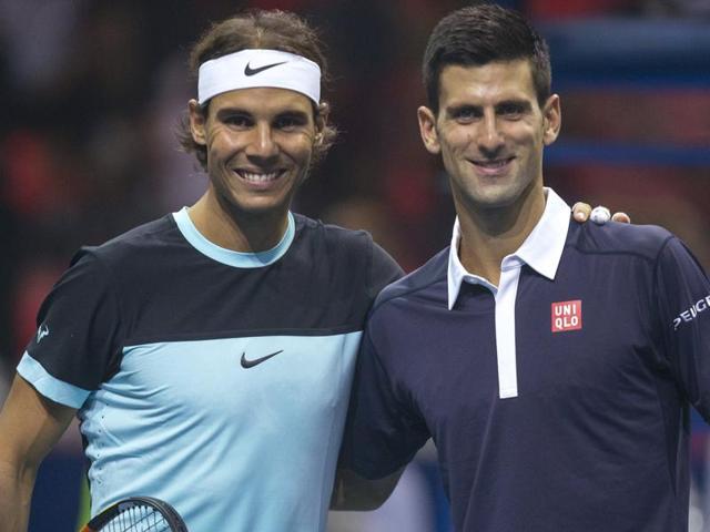 Rafael Nadal (L) and Novak Djokovic are both chasing milestone victories when they feature in the second round of the French Open on Thursday. (REUTERS) Rafael Nadal (L) and Novak Djokovic are both chasing milestone victories when they feature in the second round of the French Open on Thursday. (REUTERS)