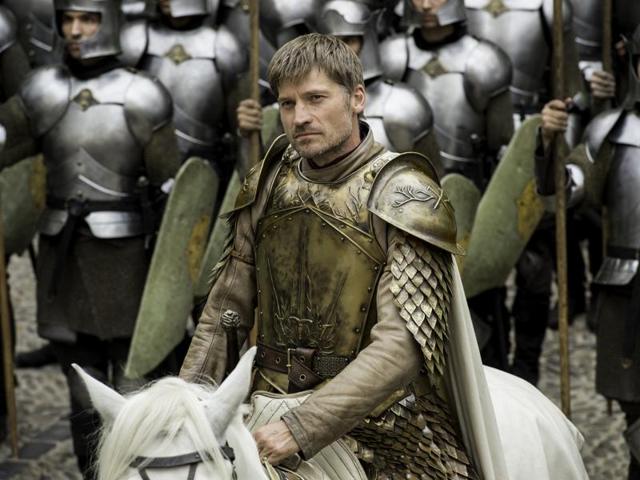 Jaime Lannister strides into town in Game of Thrones Season 6 Episode 6 Blood of My Blood. (HBO) 