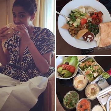 Sonam Kapoor’s personal fitness trainer Radhika Karle shared a picture on Instagram of what the Bollywood actor’s diet usually consists of. (Instagram) Sonam Kapoor’s personal fitness trainer Radhika Karle shared a picture on Instagram of what the Bollywood actor’s diet usually consists of. (Instagram)