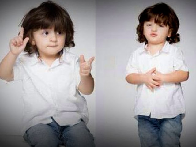 AbRam Khan, you adorable munchkin. (Twitter) 