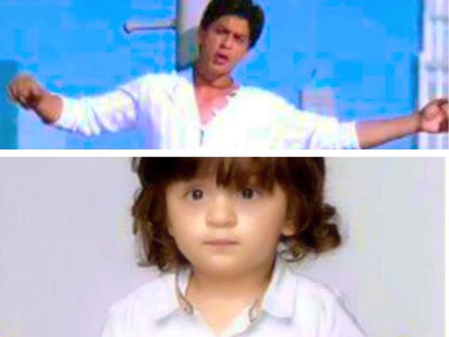 Shah Rukh Khan never tires of posting collages with his son. Check this one out. (Twitter) 