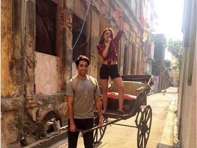 Parineeti Chopra gave her fans a sneak peek into her next film, Meri Pyari Bindu. She stars opposite Ayushmann Khuranna in the film. (Instagram)
