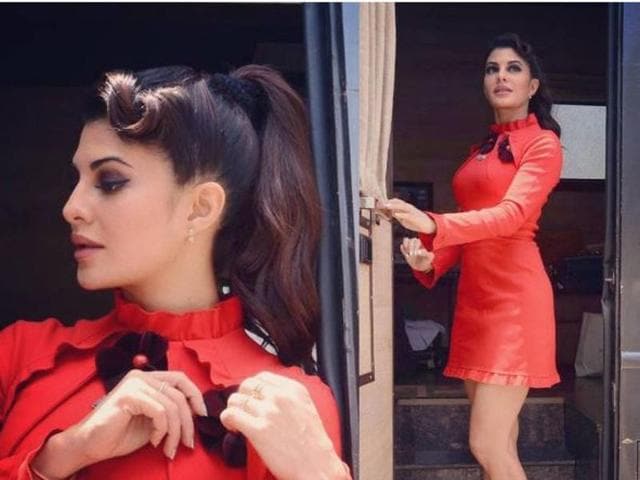 Jacqueline Fernandez is all set to rock the sets of TV show Sa Re Ga Ma where she will promote Hosuefull 3. (Instagram)