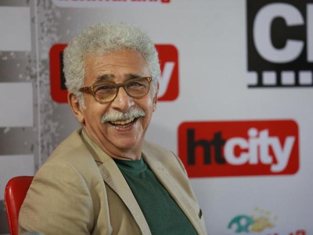 There is a reason for Naseeruddin Shah to smile as Waiting is already receiving rave reviews.  (AMAL KS/HINDUSTAN TIMES) 