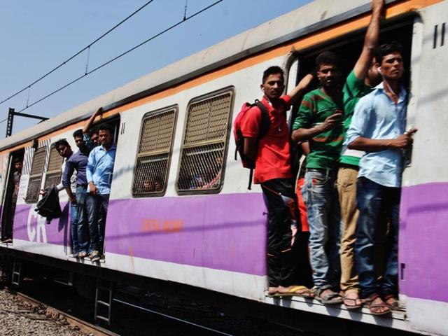 Commuters complained that trains and platforms were crowded than usual and were also taking a long time to reach the destinations(Hindustan Times)