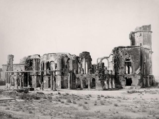 Lucknow, Ruins of the Residency; Shepherd & Robertson. (Courtesy MAP/Tasveer) Lucknow, Ruins of the Residency; Shepherd & Robertson. (Courtesy MAP/Tasveer)