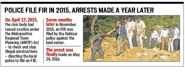 On May 13, Lokayukta officials visited the wetland to find out if the police, civic body and collector had investigated the matter. (HT) On May 13, Lokayukta officials visited the wetland to find out if the police, civic body and collector had investigated the matter. (HT)