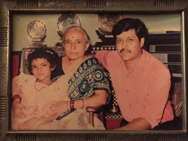 Priyanka Chopra shared a picture from her childhood on Instagram on Saturday and wrote, “Happy 94th bday Nani. So happy to be home for it. Found this old pic..Dunno y we all look so pissed off .. But I Think my mom was forcing us to take the picture . #missedhome #throwback” (iNSTagram)