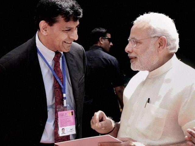 File photo of RBI governor Raghuram Rajan with Prim Minister Modi. The issue of reappointment of the RBI chief has been in the news in recent months. (PTI) File photo of RBI governor Raghuram Rajan with Prim Minister Modi. The issue of reappointment of the RBI chief has been in the news in recent months. (PTI)