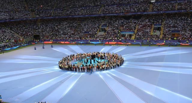 Alicia Keys performs prior to the Champions League final football match between Real Madrid and Atletico Madrid at the San Siro stadium in Milan, Italy. (AP Photo) Alicia Keys performs prior to the Champions League final football match between Real Madrid and Atletico Madrid at the San Siro stadium in Milan, Italy. (AP Photo)