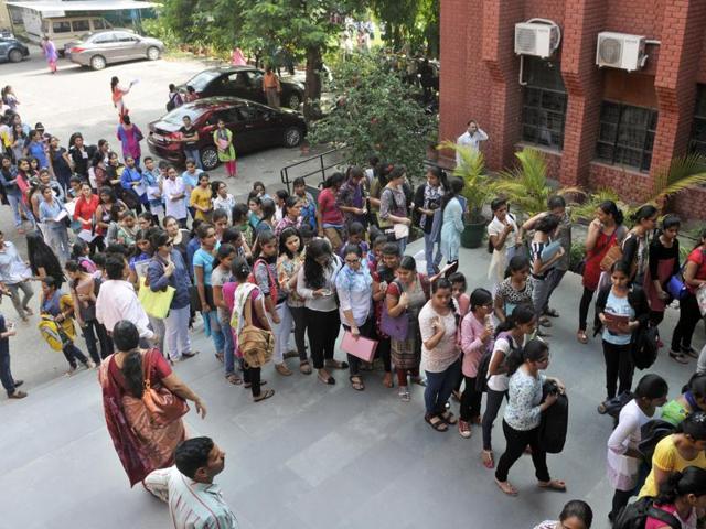 The high CBSE  class 12 scores in the last few years, with many students getting marks in the range of 95 to 99 per cent, have set the bar abnormally high. (Illustration by Anand Sinha)