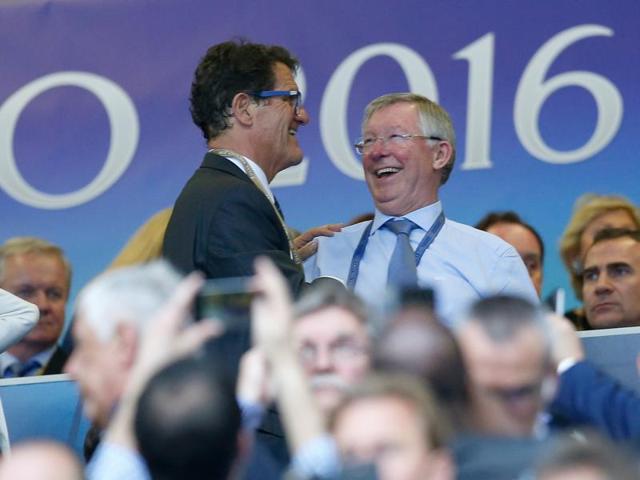 Fabio Capello (left) and Sir Alex Ferguson share a laugh before the Champions League final football match between Real Madrid and Atletico Madrid. (AP Photo) Fabio Capello (left) and Sir Alex Ferguson share a laugh before the Champions League final football match between Real Madrid and Atletico Madrid. (AP Photo)
