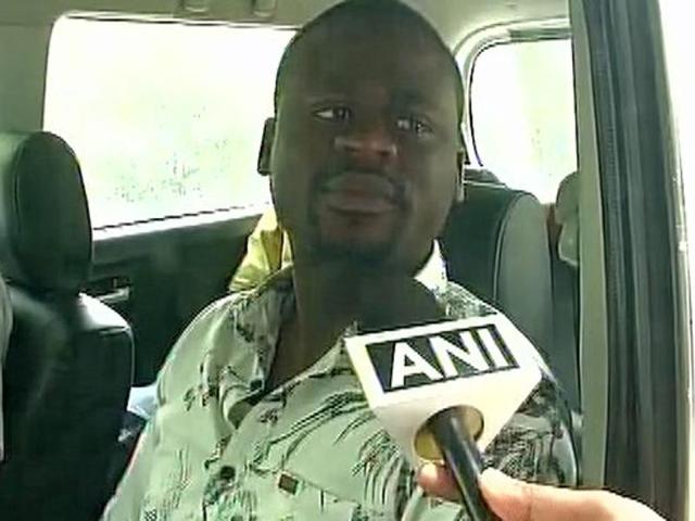 The brother of Masonda Ketada Olivier, a Congolese national who was killed on May 20, talks to news agency ANI. (Photo: ANI Twitter account) The brother of Masonda Ketada Olivier, a Congolese national who was killed on May 20, talks to news agency ANI. (Photo: ANI Twitter account)