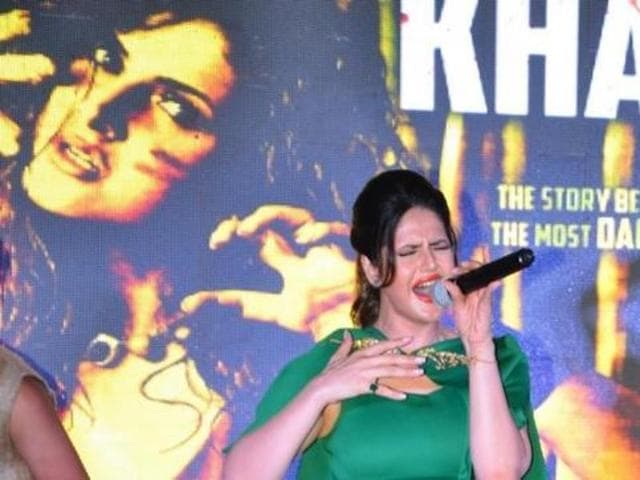 Zareen Khan at the launch of the new song Khallas from film Veerappan in Mumbai. (IANS) Zareen Khan at the launch of the new song Khallas from film Veerappan in Mumbai. (IANS)