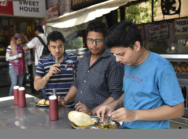 There are many places in South Delhi where chana bhatura or chhole bhature cannot be missed. There are many places in South Delhi where chana bhatura or chhole bhature cannot be missed.