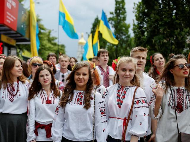 Ukrainian embroidery has many different varieties, depending on the region of origin. (REUTERS)