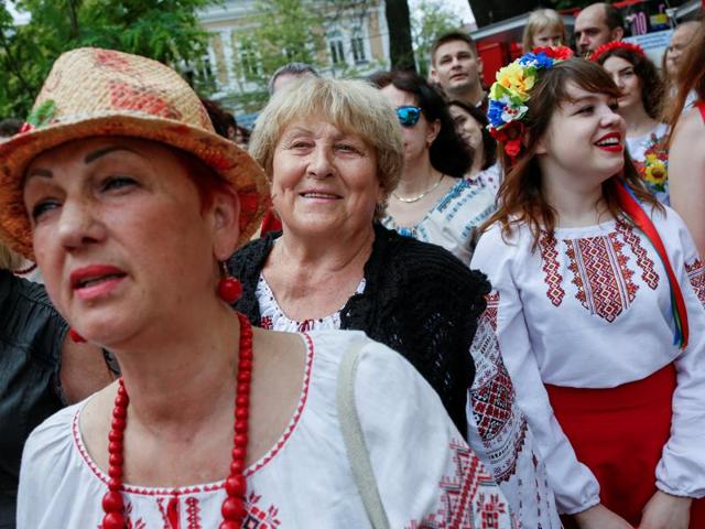 Some well-known embroidery types include Poltava, Kiev and Chernihiv (east), Volyn and Polissia (northwest) and Bukovyna and the Hutsul (southwest). (REUTERS)