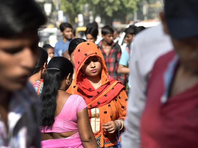 Preoccupied with their livelihood battles, the working-class women have little time or motivation to organise protest marches demanding safety. But that doesn’t mean they have given up their basic rights. (Ajay Aggarwal/ Hindustan Times) Preoccupied with their livelihood battles, the working-class women have little time or motivation to organise protest marches demanding safety. But that doesn’t mean they have given up their basic rights. (Ajay Aggarwal/ Hindustan Times)