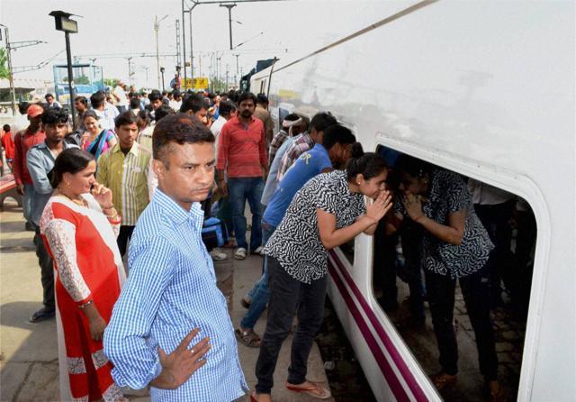 Talgo coaches are lightweight and designed to run on curves without decelerating. (PTI Photo) Talgo coaches are lightweight and designed to run on curves without decelerating. (PTI Photo)
