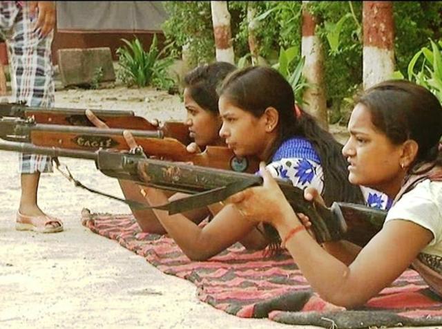 Volunteers of Durga Vahini , the VHP’s women’s wing, undergoing weapons at a camp in Varanasi. An FIR has been filed against a VHP leader and some others for organising the camp . (Rajesh Kumar/HT Photo) Volunteers of Durga Vahini , the VHP’s women’s wing, undergoing weapons at a camp in Varanasi. An FIR has been filed against a VHP leader and some others for organising the camp . (Rajesh Kumar/HT Photo)