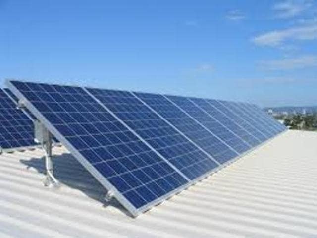 According to the information gathered by the Punjab Energy Development Agency (PEDA), since last year, when the concept was operationalised in the region, only three industrial units of the city have installed solar power plant at their establishments.(HT File Photo) According to the information gathered by the Punjab Energy Development Agency (PEDA), since last year, when the concept was operationalised in the region, only three industrial units of the city have installed solar power plant at their establishments.(HT File Photo)