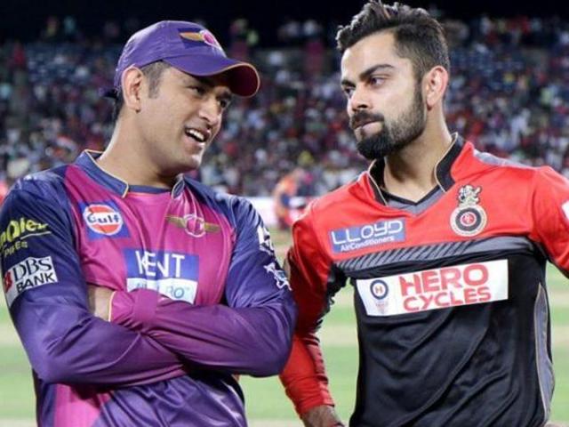 Mahendra Singh Dhoni and Virat Kohli. (AFP Photo) Mahendra Singh Dhoni and Virat Kohli. (AFP Photo)