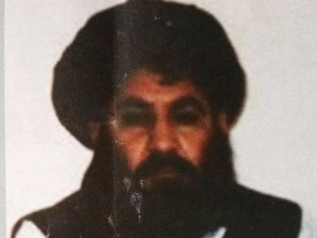 File photo of former Taliban leader Mullah Mansour who was killed in a US drone strike. (AP Photo)
