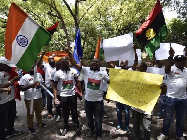 Foreign secretary S Jaishankar holds a meeting with a group of African students in New Delhi. (PTI) Foreign secretary S Jaishankar holds a meeting with a group of African students in New Delhi. (PTI)