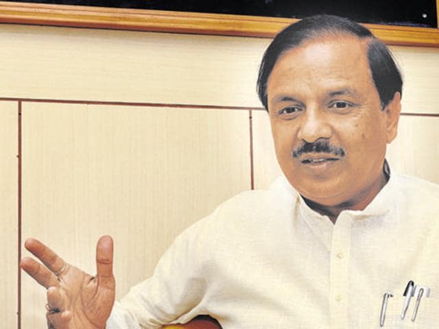 A large faction of the BJP in Greater Noida, mostly Gurjars, have been accusing Sharma of ignoring their community. Three office bearers of the party in Greater Noida have been sacked in the last 15 days for publicly making statements against Sharma.(Sunil Ghosh/HT Photo) A large faction of the BJP in Greater Noida, mostly Gurjars, have been accusing Sharma of ignoring their community. Three office bearers of the party in Greater Noida have been sacked in the last 15 days for publicly making statements against Sharma.(Sunil Ghosh/HT Photo)