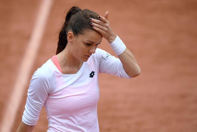Radwanska was leading 3-0 in the second set when the match was suspended on Sunday. (AFP)